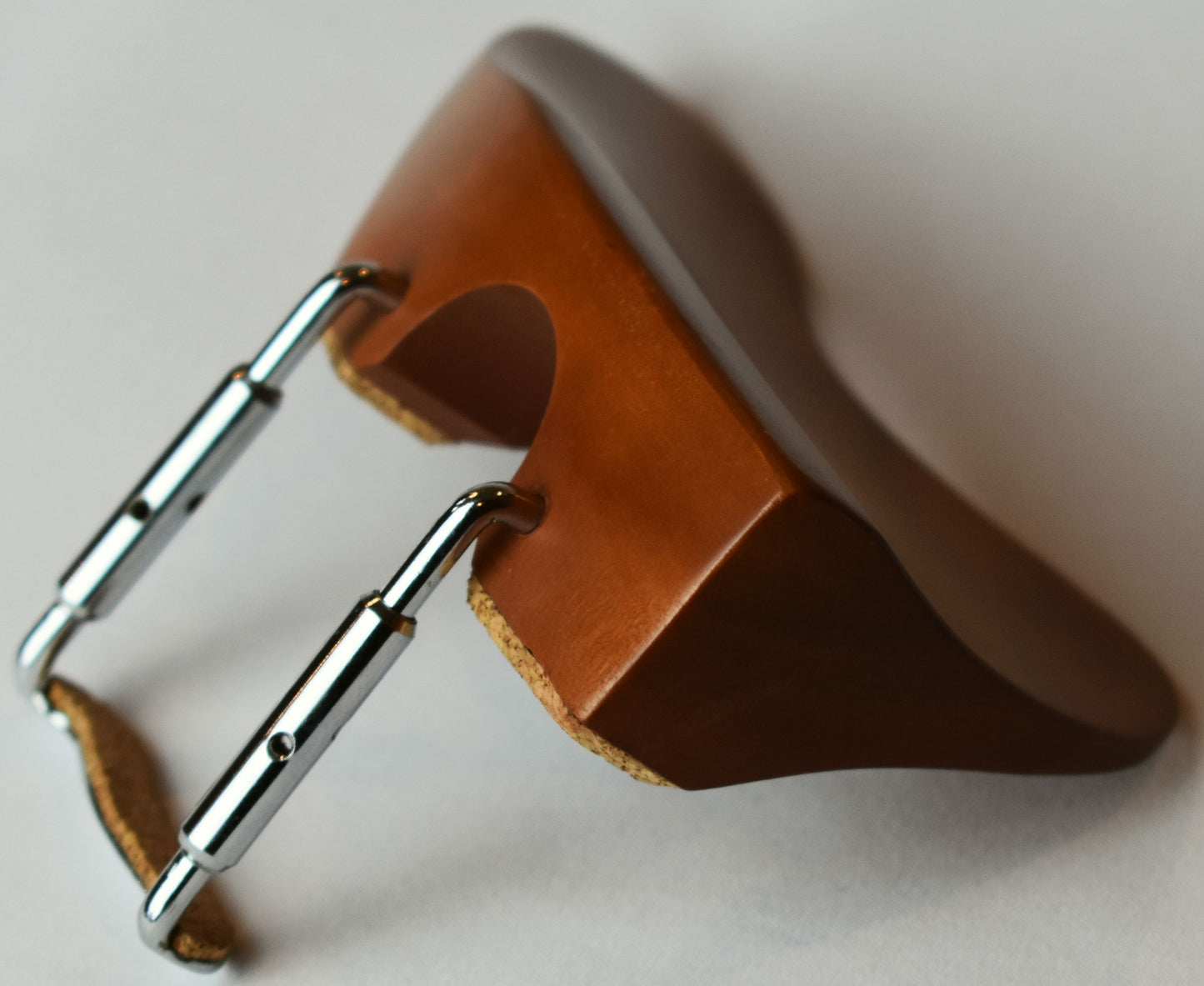 Handmade Berber Violin Chinrest in Ceylonese Ebony, Himalayan Boxwood, or Rosewood by Figaro Importers
