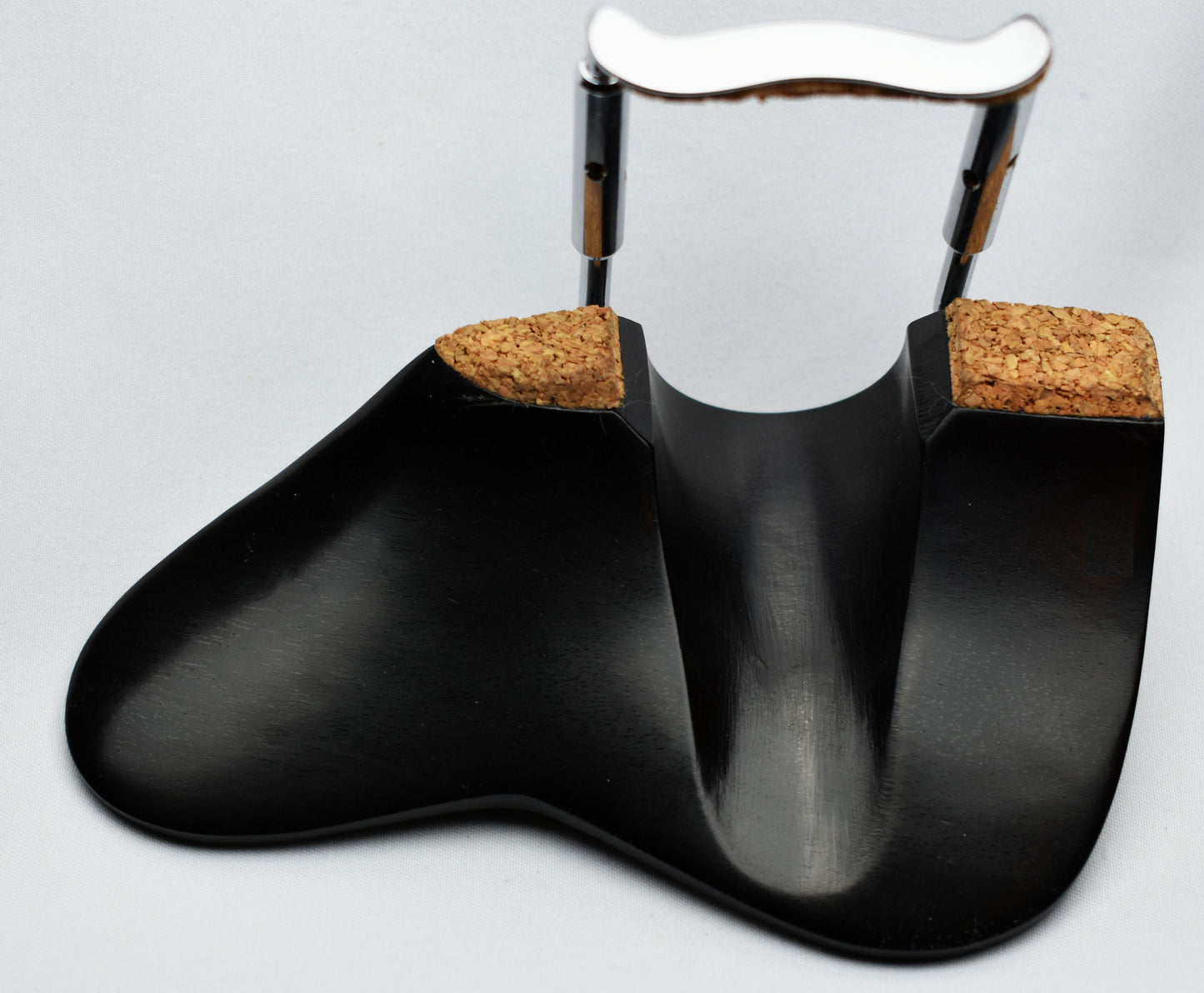 Handmade Berber Violin Chinrest in Ceylonese Ebony, Himalayan Boxwood, or Rosewood by Figaro Importers