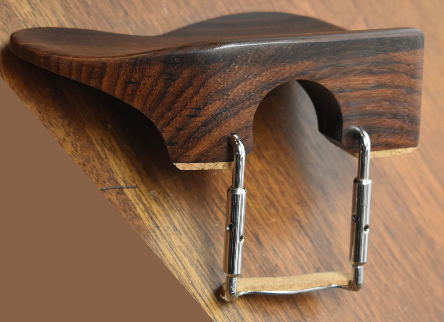 Handmade Extra High (35 mm) Berber Violin Chinrest in Rosewood by Figaro Importers