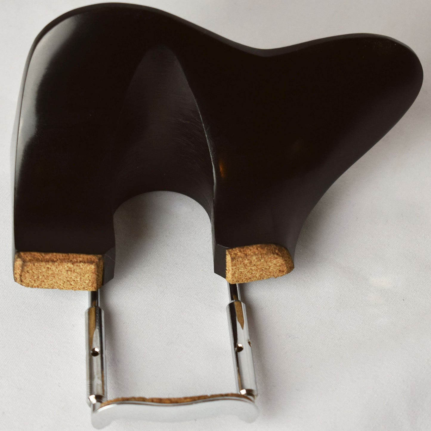 Extra High (40 or 50mm) Berber Violin Chinrest in Ceylonese Ebony by Figaro Importers