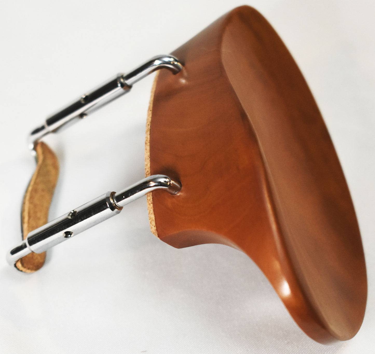 Handmade Houston Violin Chinrest in Himalayan Boxwood, Ceylonese Ebony, or Indian Rosewood