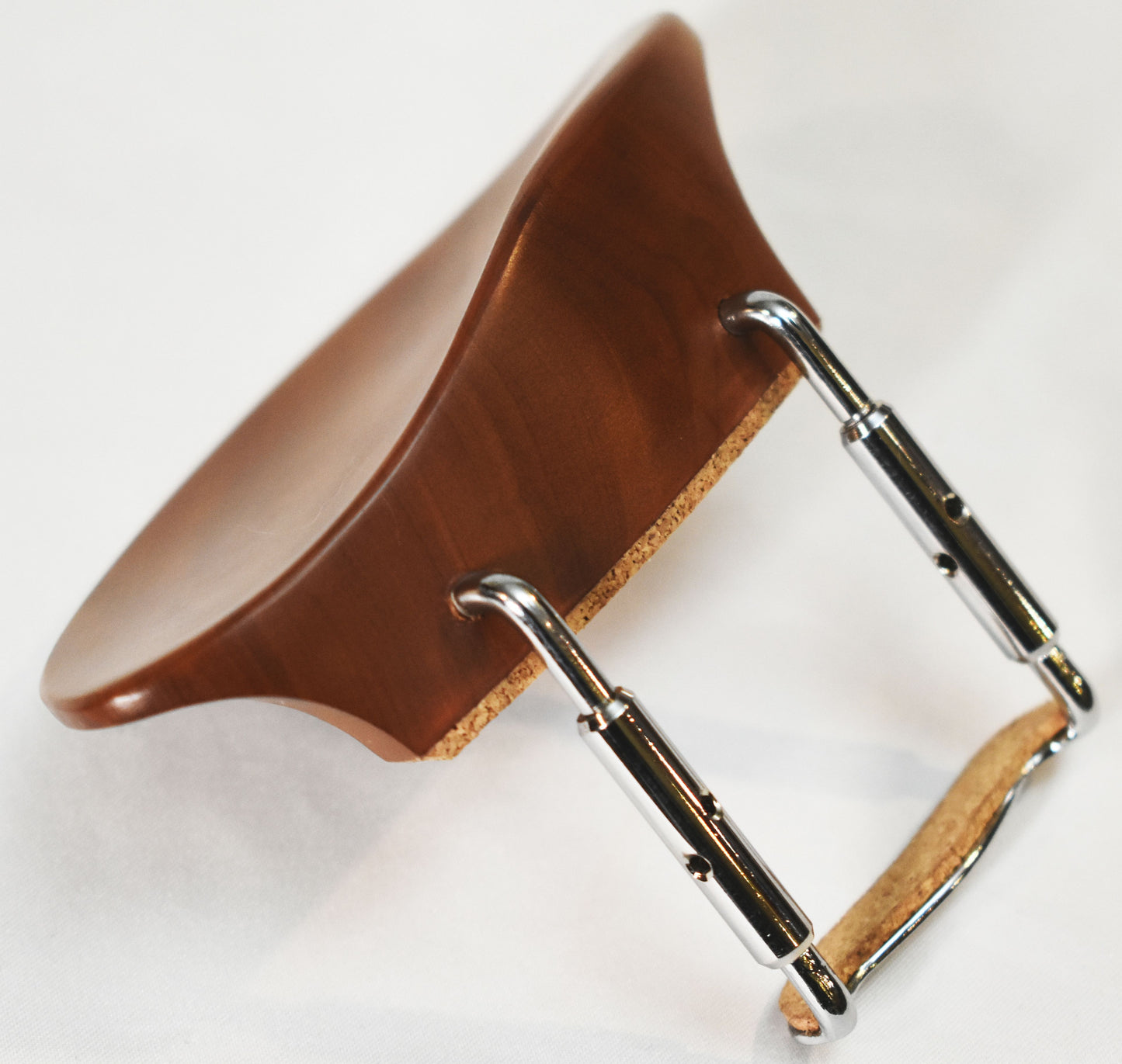 Handmade Houston Violin Chinrest in Himalayan Boxwood, Ceylonese Ebony, or Indian Rosewood