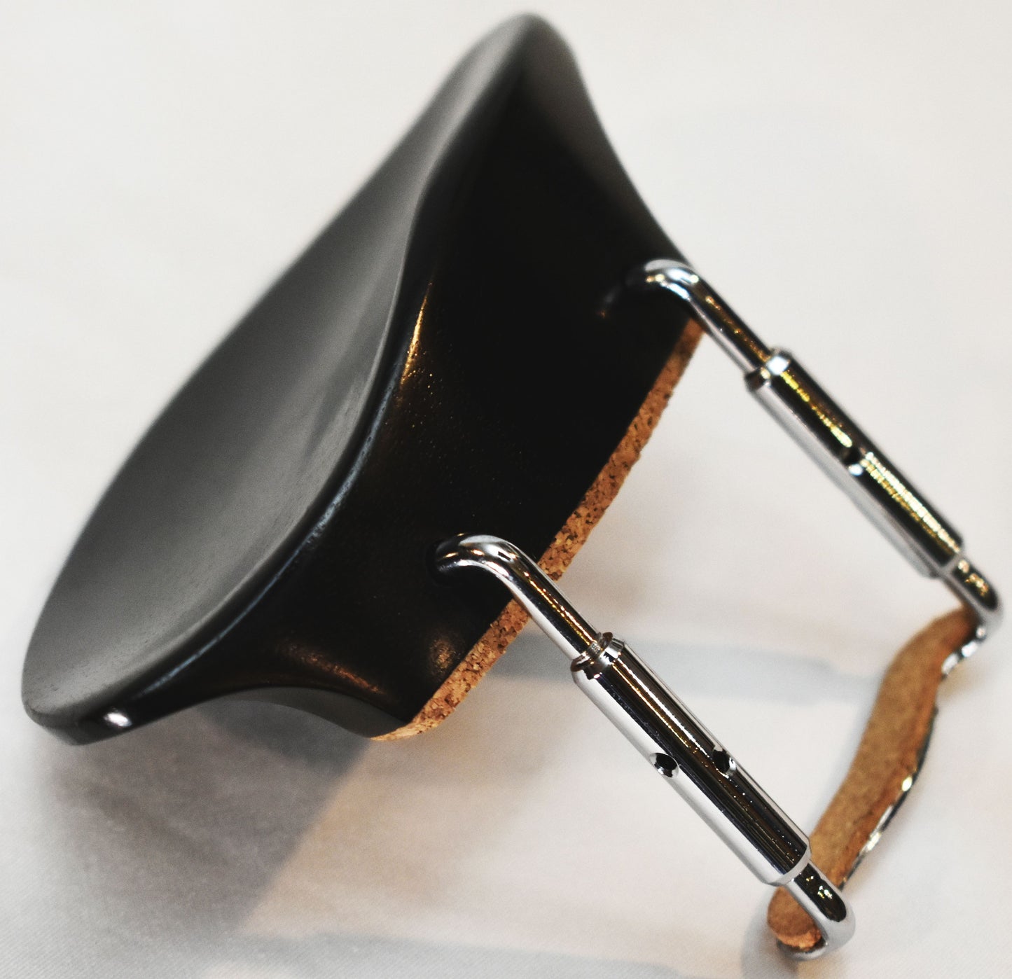 Handmade Houston Violin Chinrest in Himalayan Boxwood, Ceylonese Ebony, or Indian Rosewood