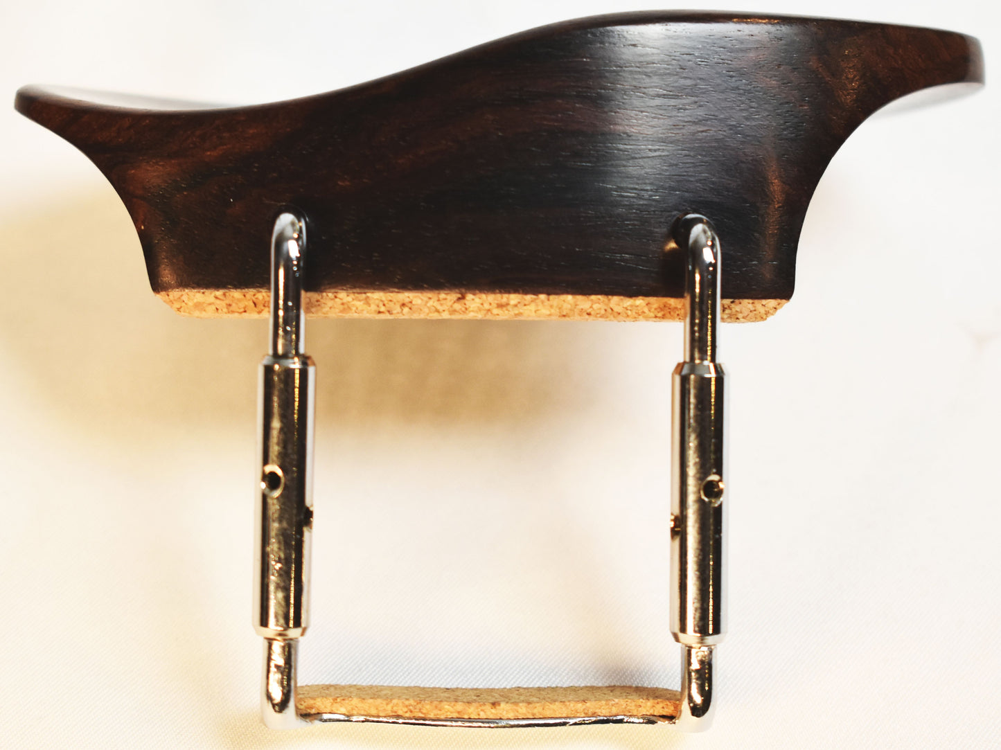 Handmade Houston Violin Chinrest in Himalayan Boxwood, Ceylonese Ebony, or Indian Rosewood
