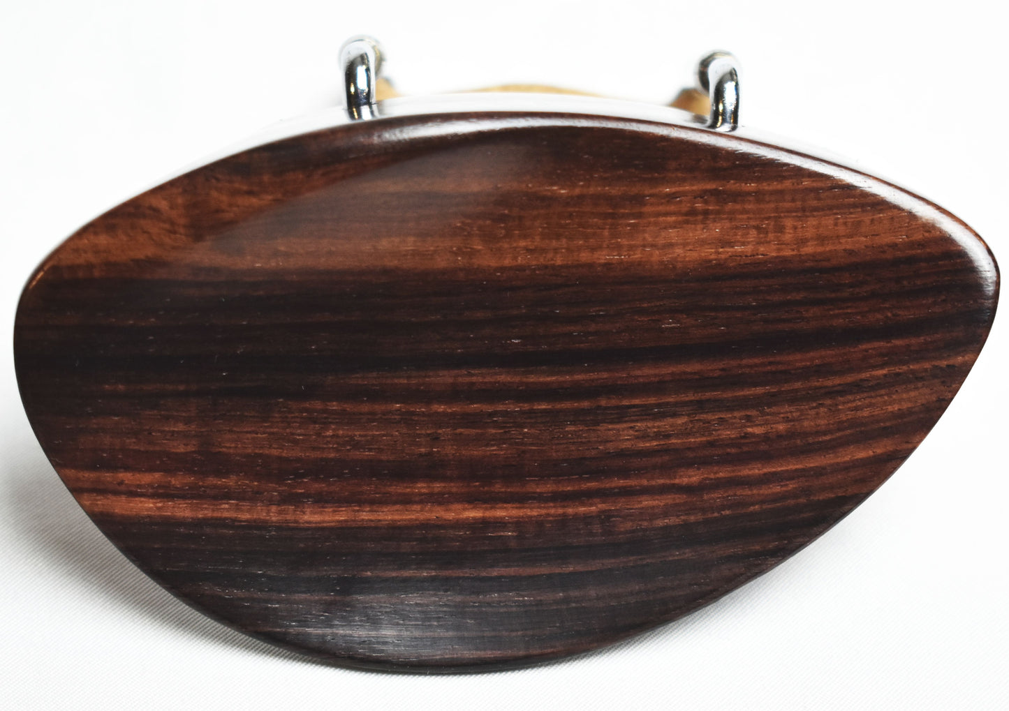 Handmade Houston Violin Chinrest in Himalayan Boxwood, Ceylonese Ebony, or Indian Rosewood
