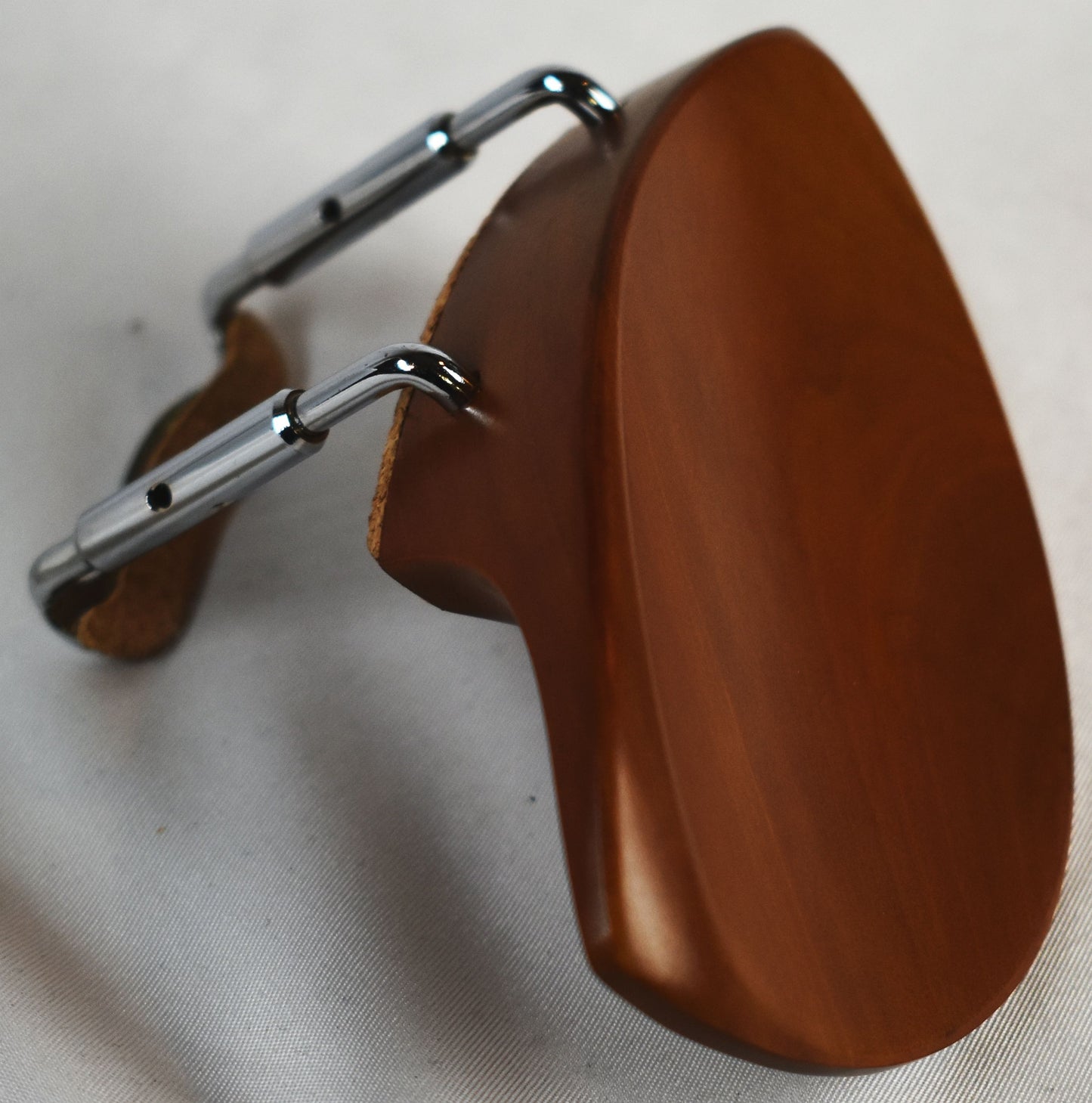 Handmade Northwoods Violin Chinrest in Boxwood, Ebony, or Rosewood