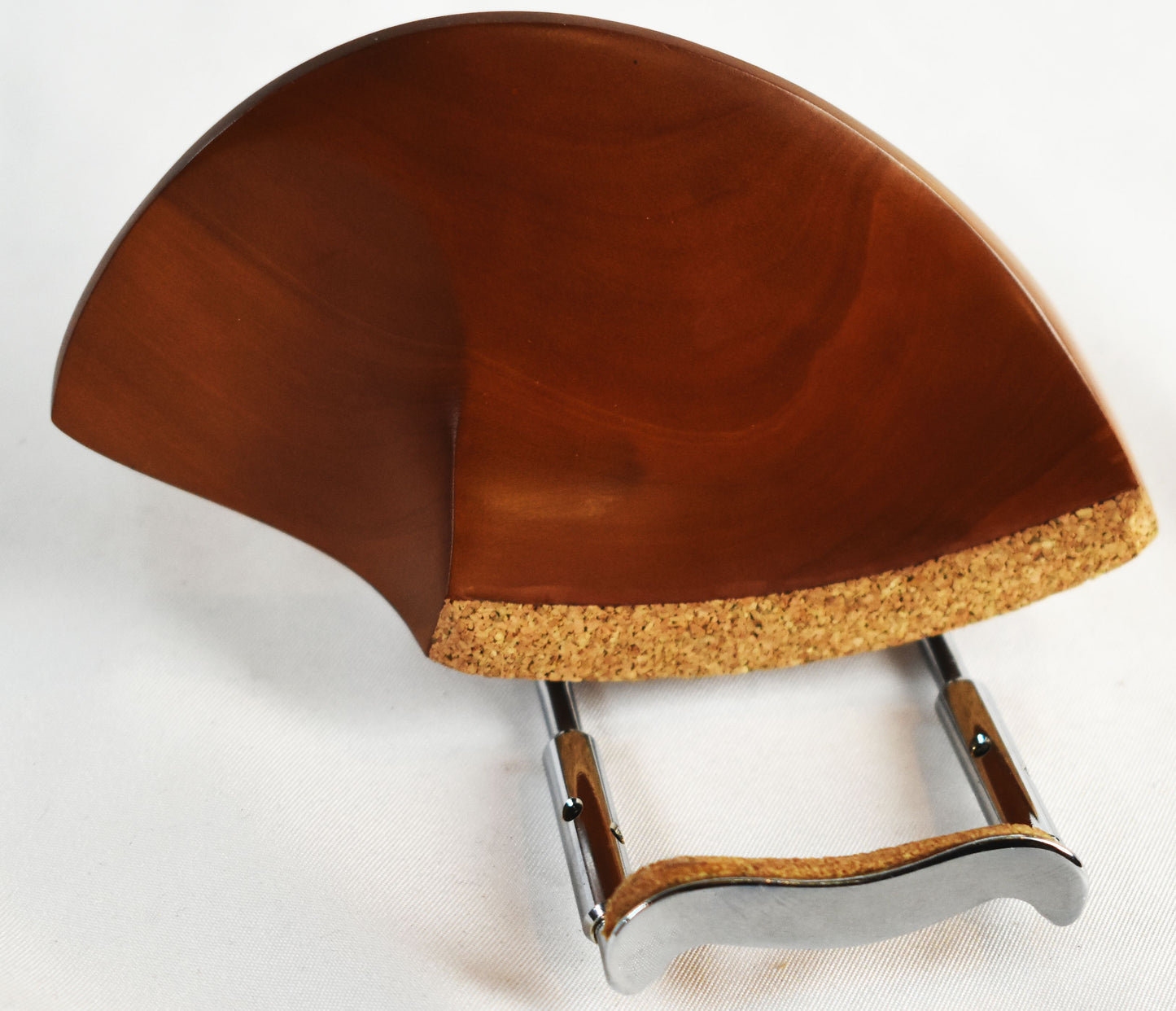 Handmade Northwoods Violin Chinrest in Boxwood, Ebony, or Rosewood