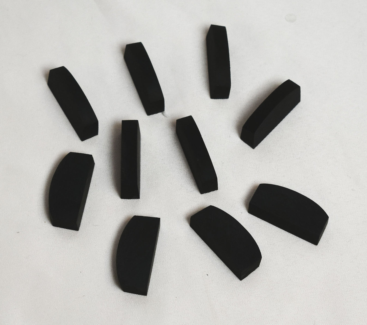 Violin or Viola Saddles or Nuts in Nero