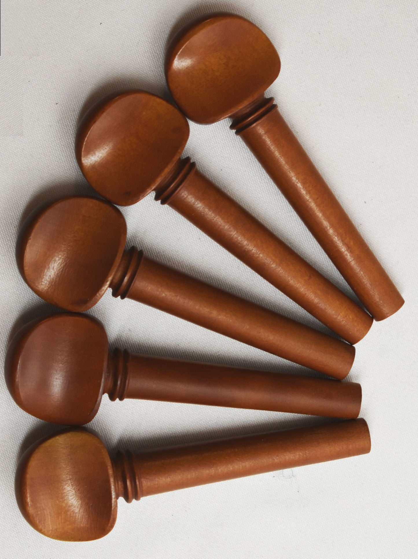 Handmade Swiss Style Violin Peg Set in Ebony, Rosewood, or Boxwood