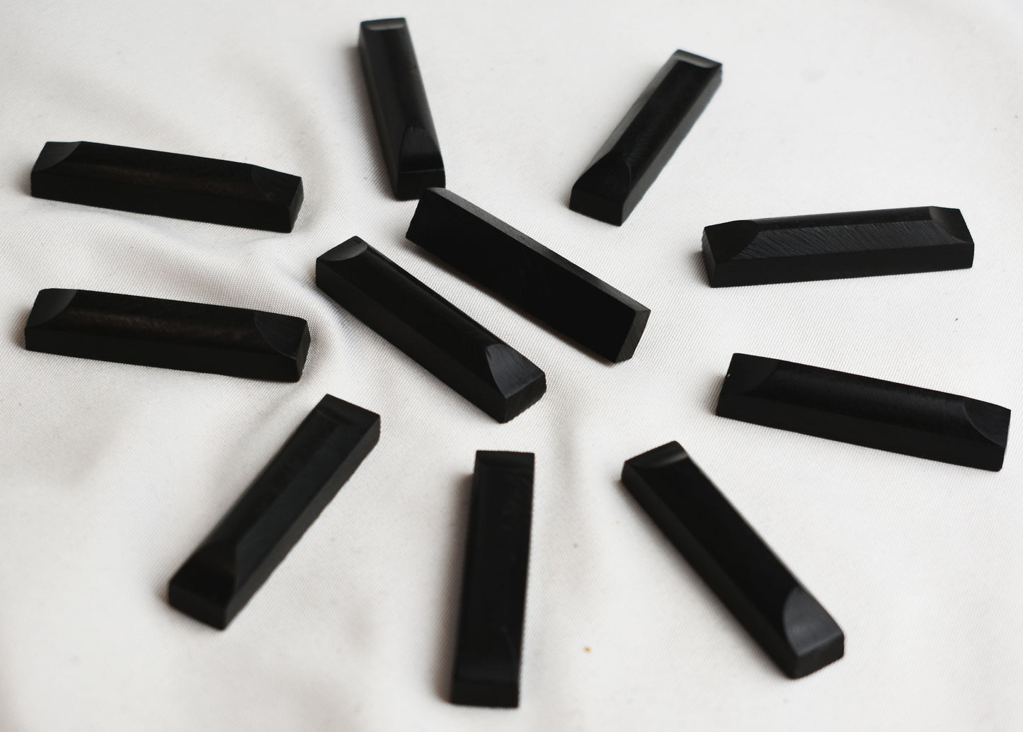 Violin or Viola Saddles or Nuts in Nero