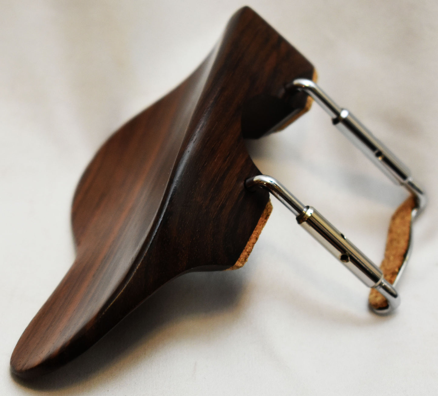 Handmade Berber Violin Chinrest in Ceylonese Ebony, Himalayan Boxwood, or Rosewood by Figaro Importers