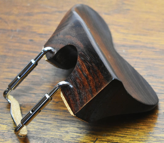 Handmade Extra High (35 mm) Berber Violin Chinrest in Rosewood by Figaro Importers