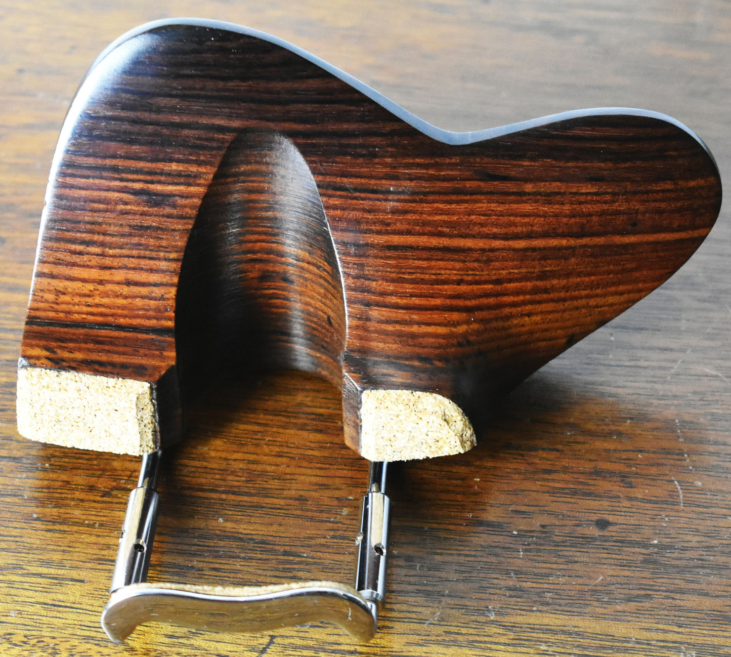 Handmade Extra High (35 mm) Berber Violin Chinrest in Rosewood by Figaro Importers