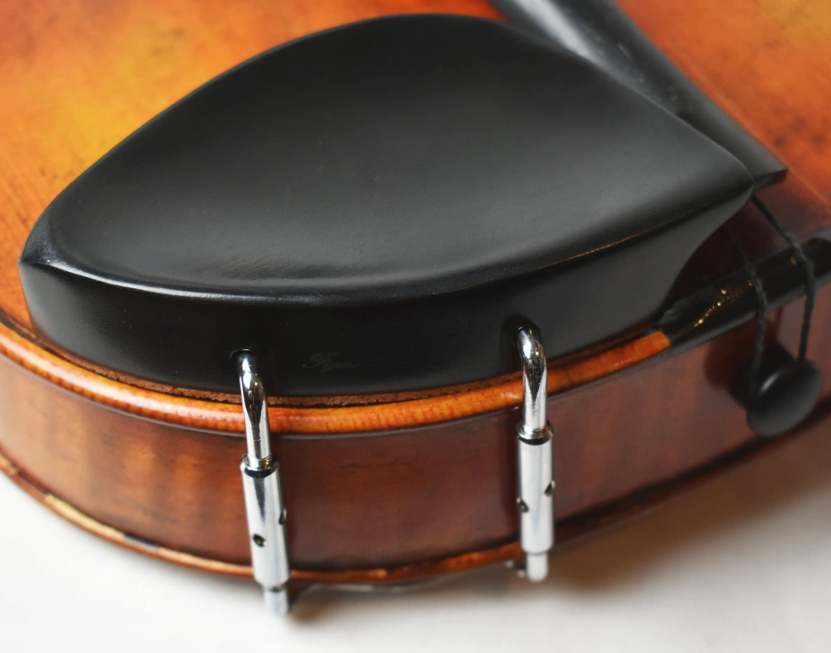 Handmade Berlin Violin or Viola Chinrest in Ceylonese Ebony or Himalayan Boxwood by Figaro Importers