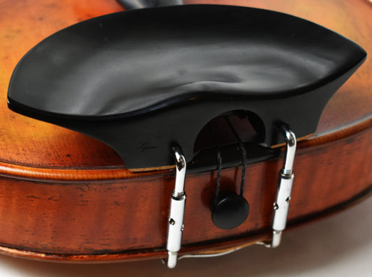 Handmade Darmstadt Violin Chinrest in Himalayan Boxwood, Ceylonese Ebony, or Indian Rosewood by Figaro Importers