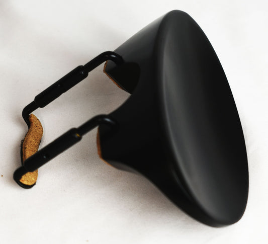 Handmade Flesch Violin Chinrest in Nero