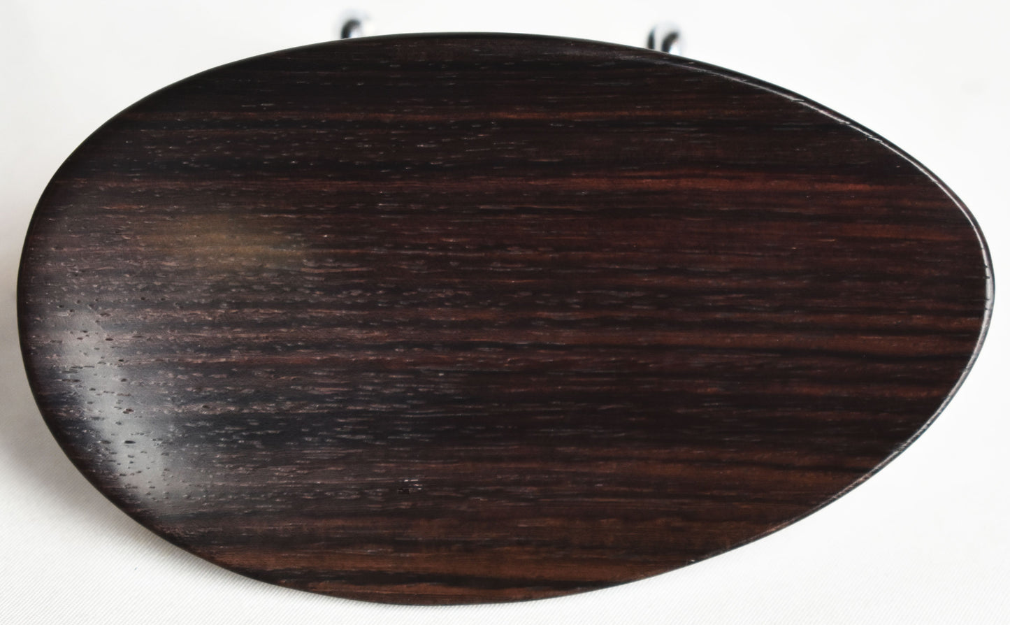 Extra High Handmade Flesch Flat Violin Chinrest in Ceylonese Ebony, Himalayan Boxwood, or Rosewood by Figaro Importers