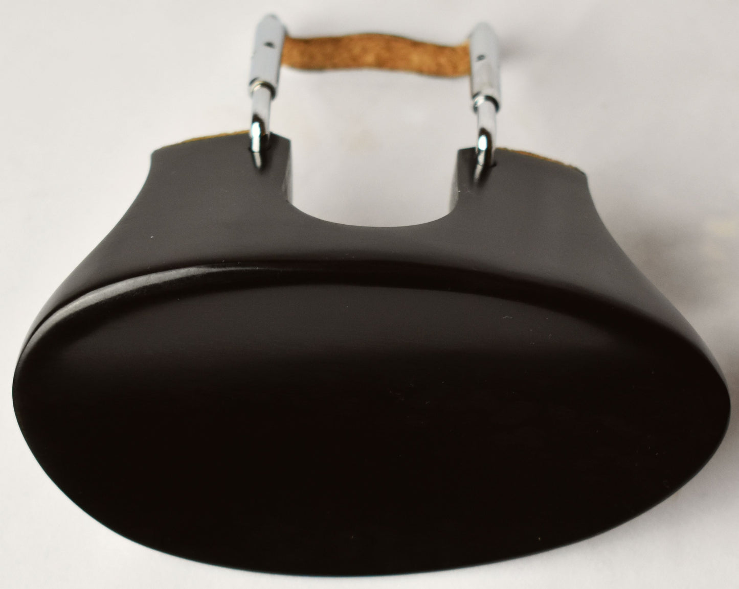 Extra High Handmade Flesch Flat Violin Chinrest in Ceylonese Ebony, Himalayan Boxwood, or Rosewood by Figaro Importers