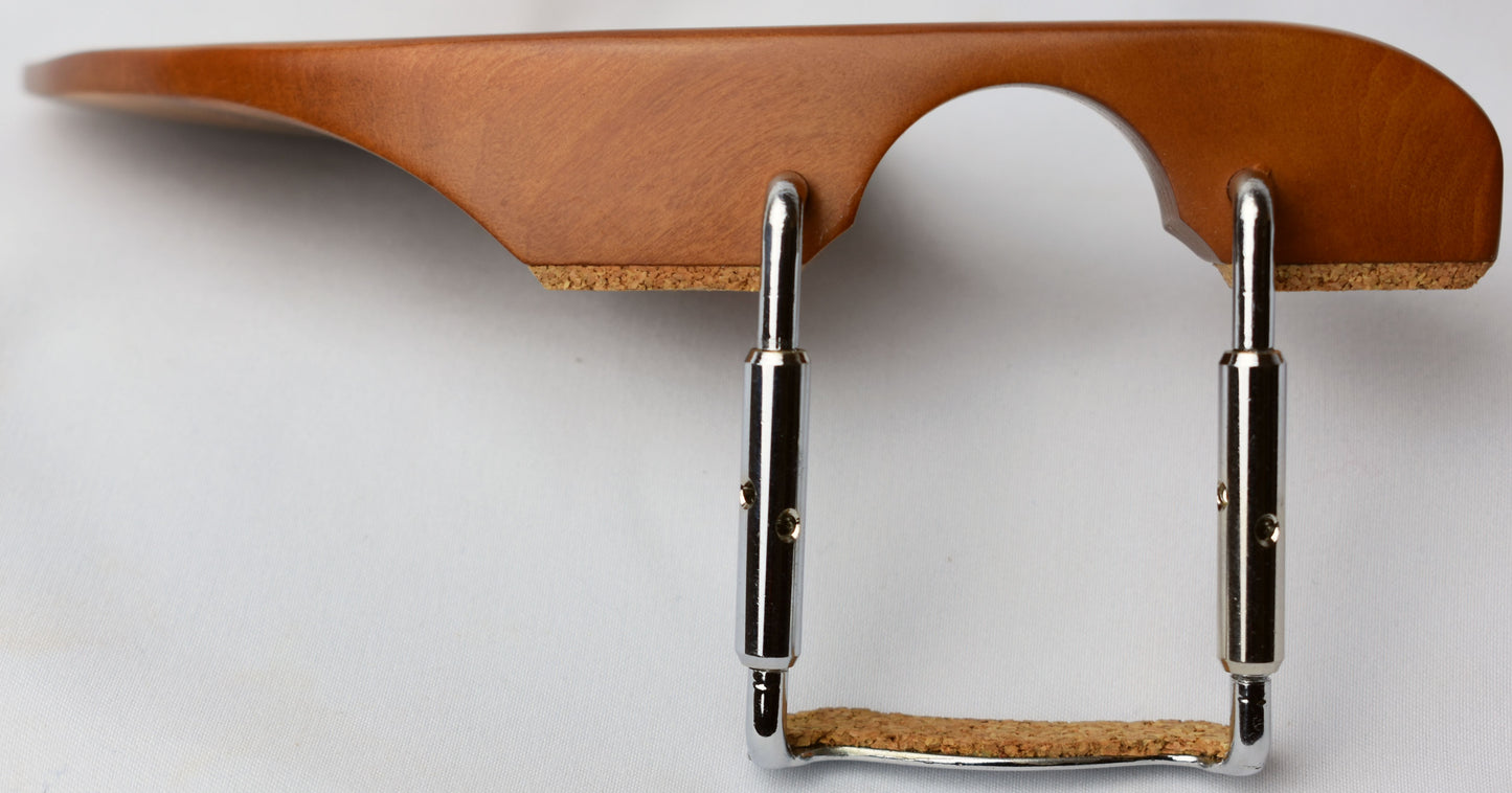 Standard Guarneri Violin Chinrest in Ceylonese Ebony, Indian Rosewood or Himalayan Boxwood by Figaro Importers