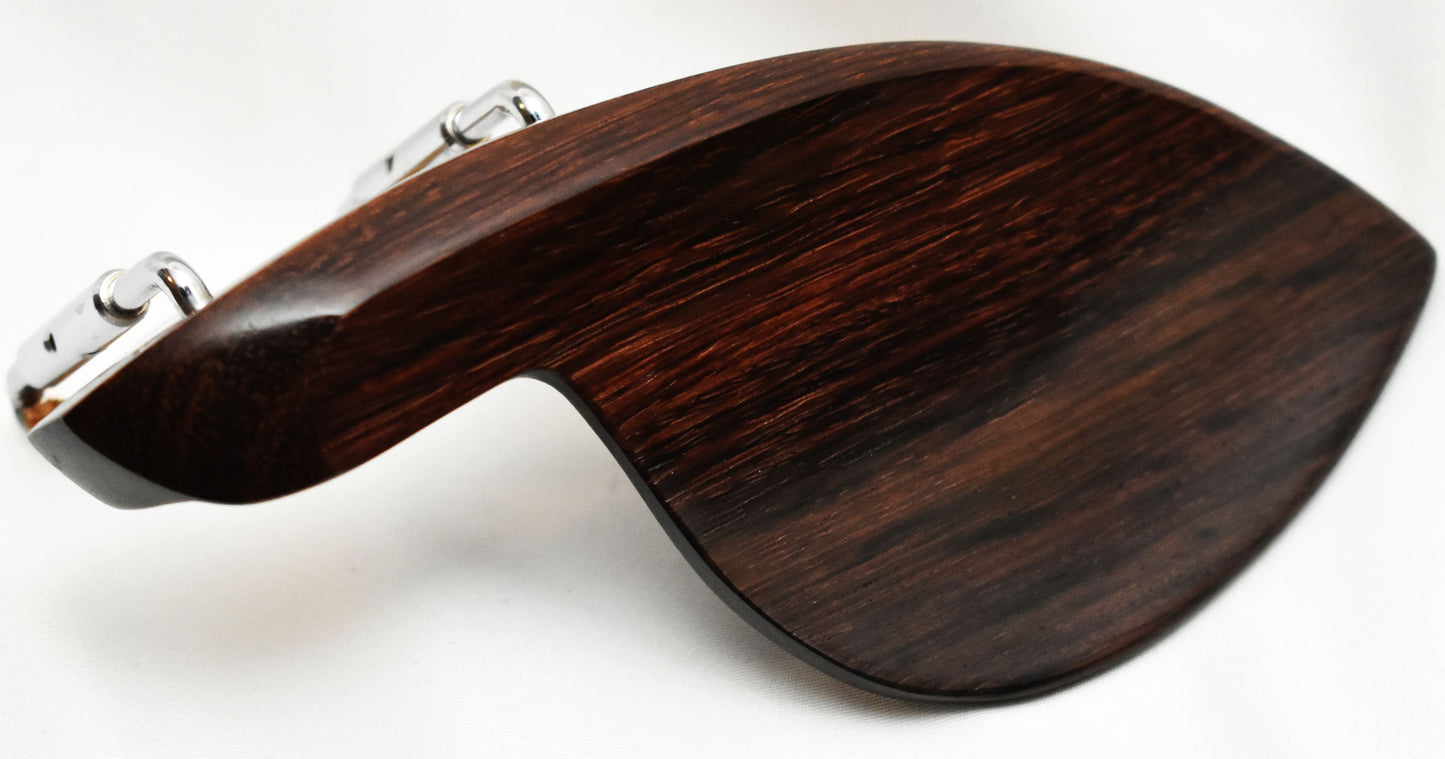 Handmade Elegant Guarneri Violin Chinrest in Ceylones Ebony, Indian Rosewood or Himalayan Boxwood by Figaro Importers