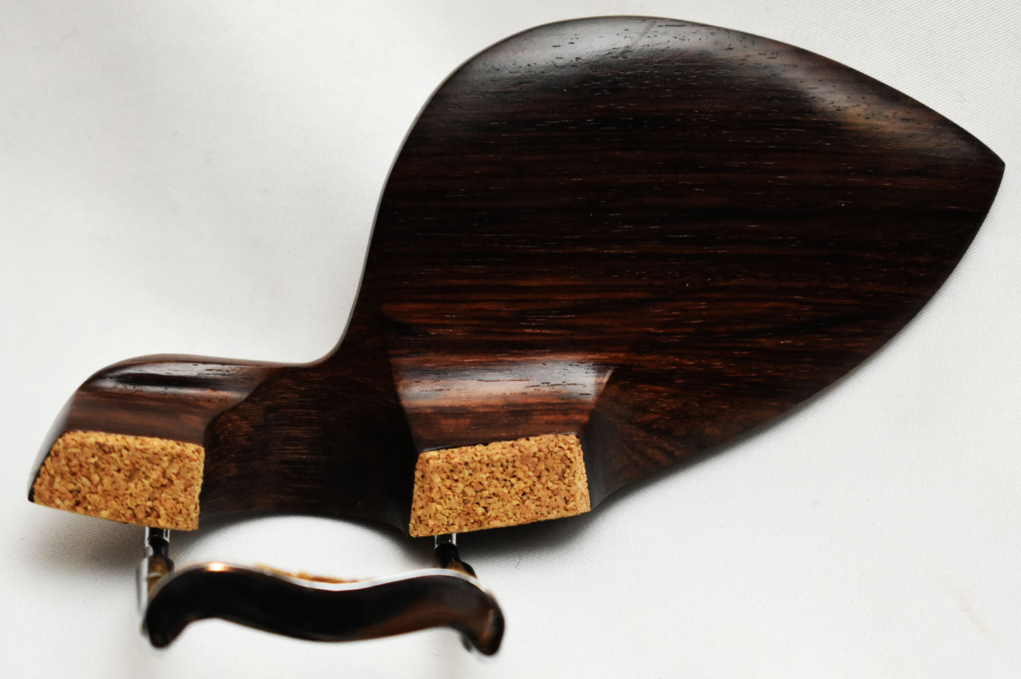 Handmade Elegant Guarneri Violin Chinrest in Ceylones Ebony, Indian Rosewood or Himalayan Boxwood by Figaro Importers