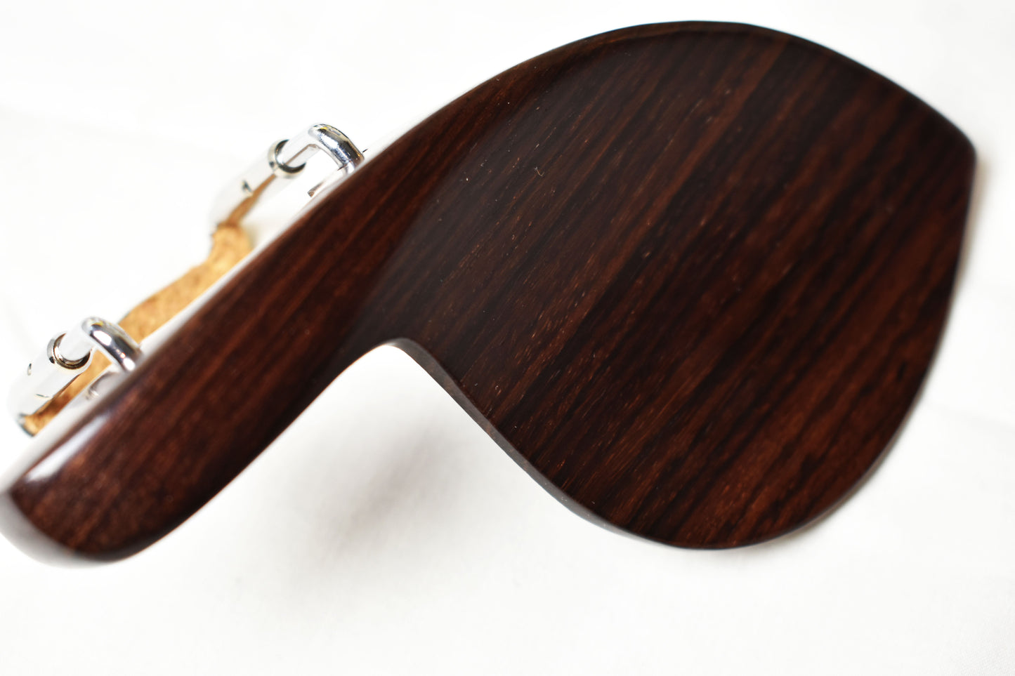 Standard Guarneri Violin Chinrest in Ceylonese Ebony, Indian Rosewood or Himalayan Boxwood by Figaro Importers