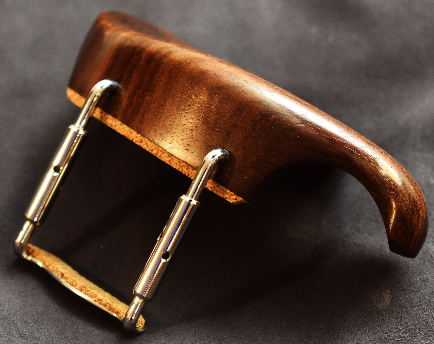 Hollywood Violin Chinrest in Himalayan Boxwood, Ceylonese Ebony, or Indian Rosewood by Figaro Importers