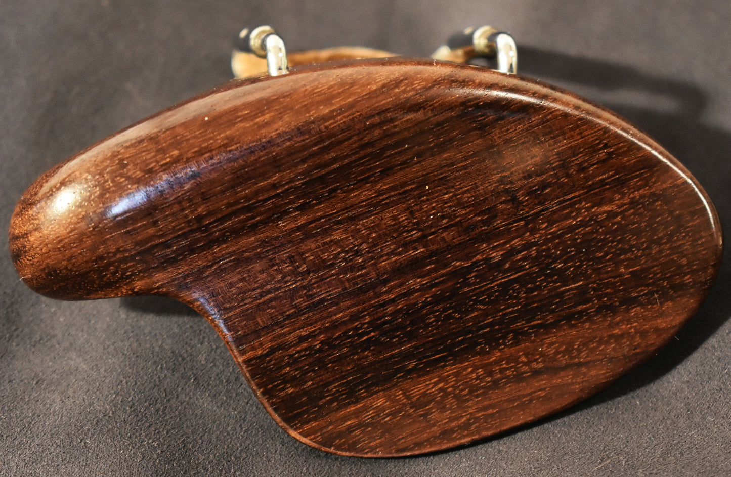 Hollywood Violin Chinrest in Himalayan Boxwood, Ceylonese Ebony, or Indian Rosewood by Figaro Importers