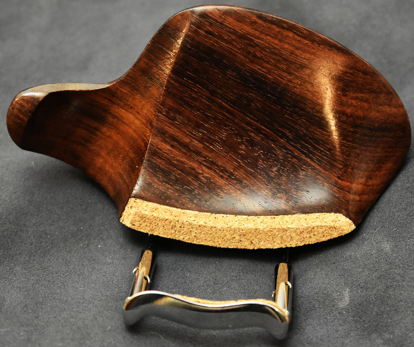 Hollywood Violin Chinrest in Himalayan Boxwood, Ceylonese Ebony, or Indian Rosewood by Figaro Importers