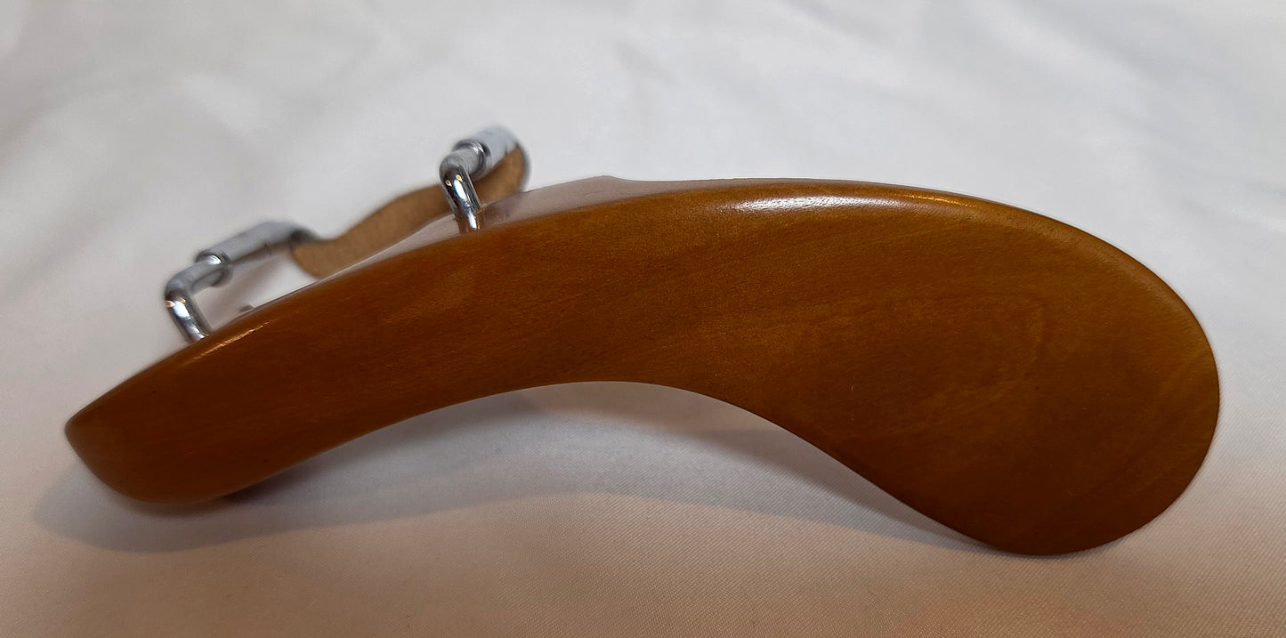 Handmade Holstein Violin or Viola Chinrest in Ceylonese Ebony, Himalayan Boxwood, or Indian Rosewood