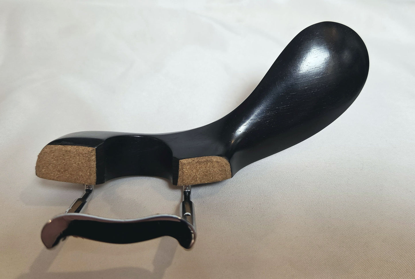 Handmade Holstein Violin or Viola Chinrest in Ceylonese Ebony, Himalayan Boxwood, or Indian Rosewood