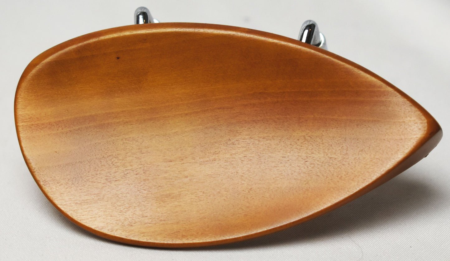 Handmade Joachim Chinrest for Violin or Viola in Himalayan Boxwood, Indian Rosewood, or Ceylonese Ebony