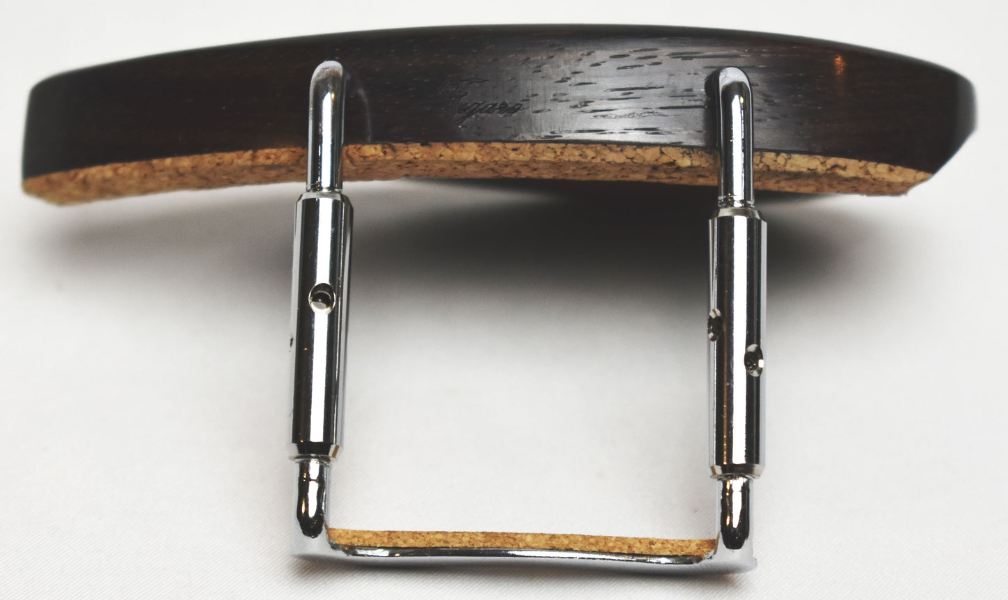 Handmade Joachim Chinrest for Violin or Viola in Himalayan Boxwood, Indian Rosewood, or Ceylonese Ebony