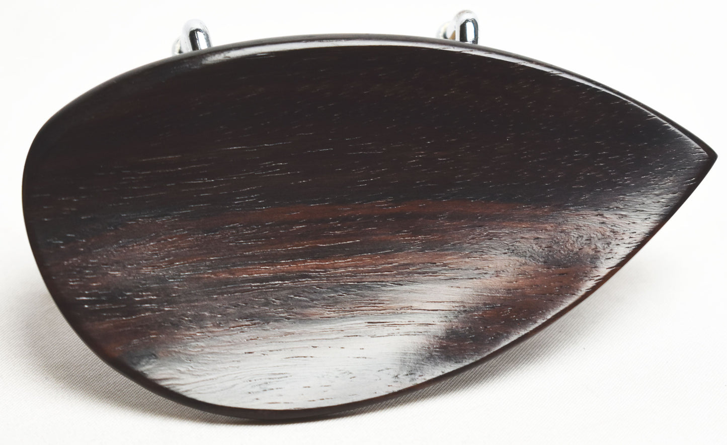 Handmade Joachim Chinrest for Violin or Viola in Himalayan Boxwood, Indian Rosewood, or Ceylonese Ebony