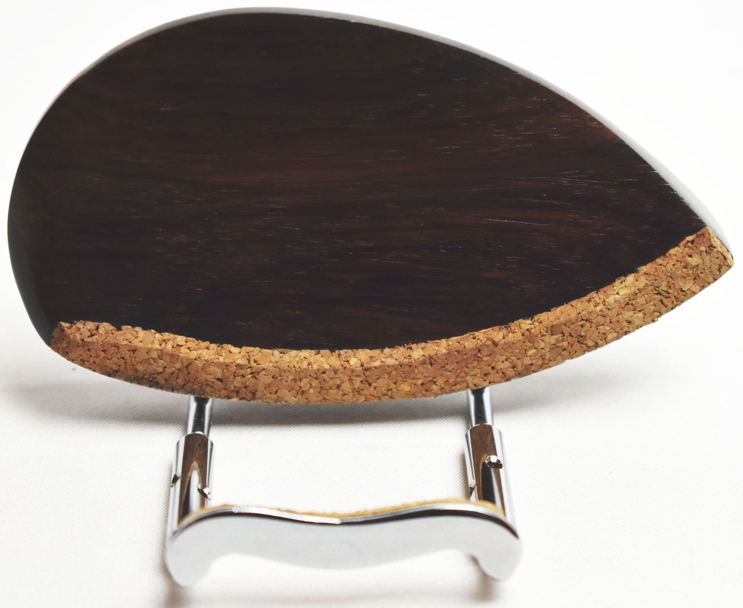 Handmade Joachim Chinrest for Violin or Viola in Himalayan Boxwood, Indian Rosewood, or Ceylonese Ebony