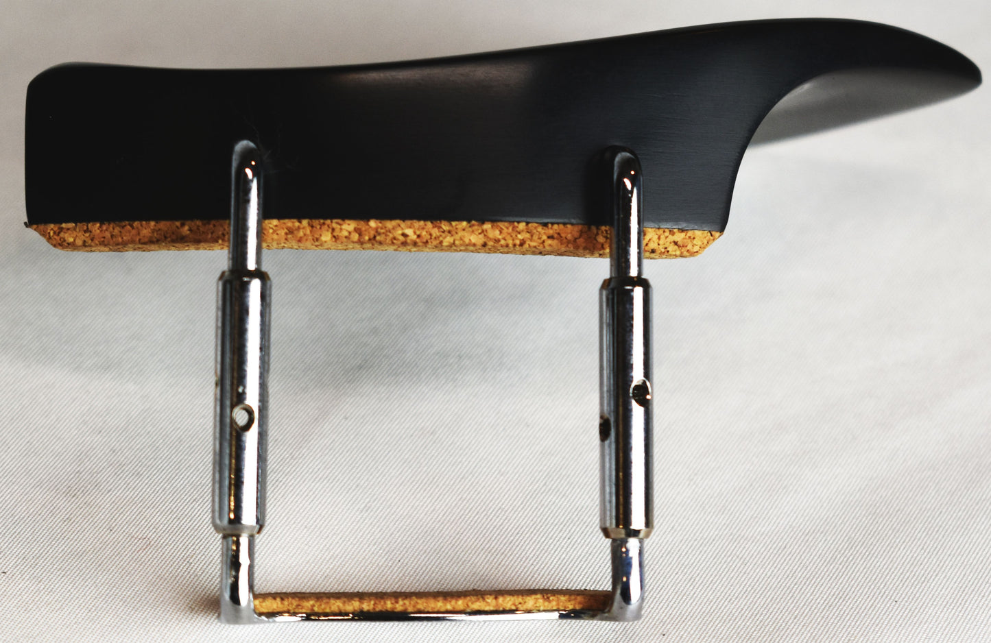 Handmade Northwoods Violin Chinrest in Nero with Black or Chrome Hardware