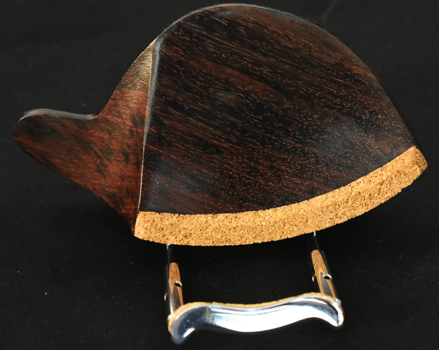 Handmade Stuber Violin Chinrest in Himalayan Boxwood, Ceylonese Ebony or Indian Rosewood by Figaro Importers