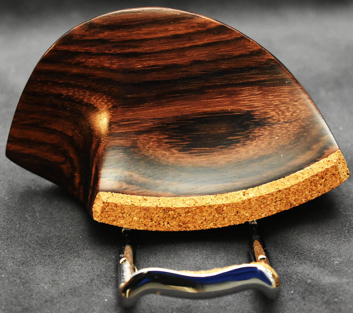 Handmade Brandt Violin Chinrest in Himalayan Boxwood, Ceylones Ebony, or Indian Rosewood by Figaro Importers