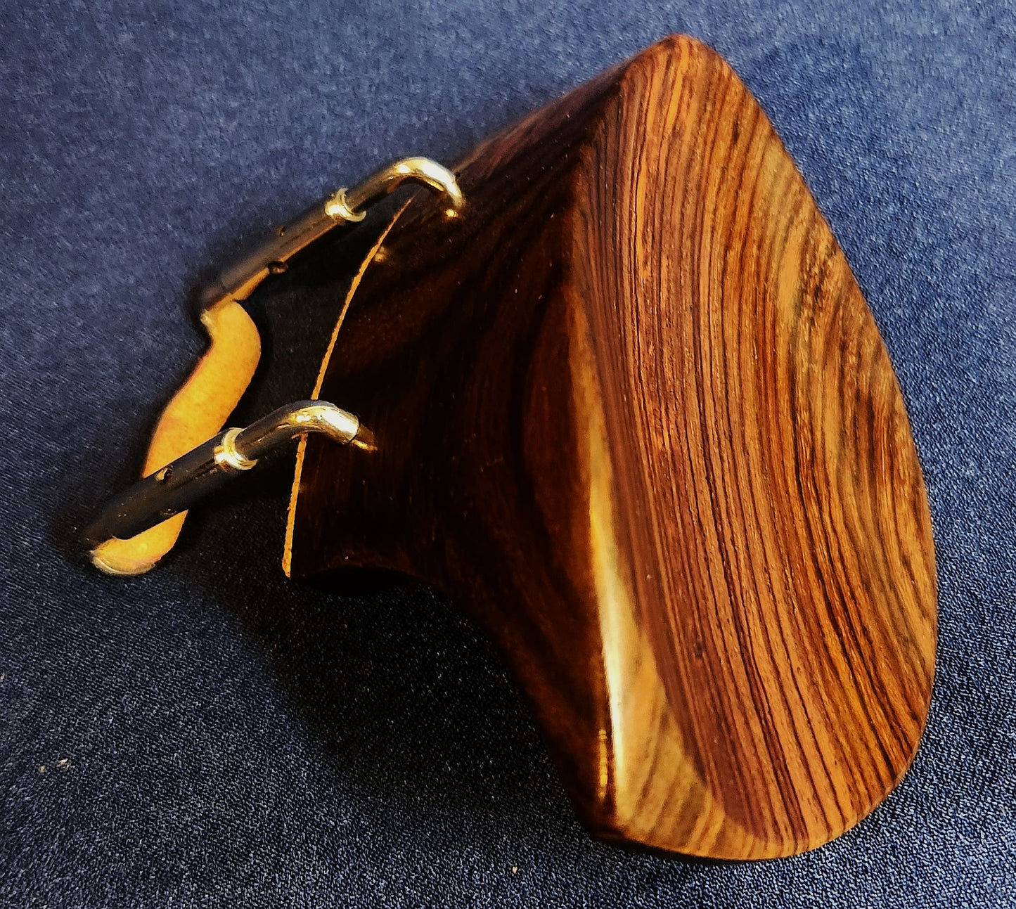 Handmade Extra High (35, 40, 50 mm) Teka Violin Chinrest in Indian Rosewood by Figaro Importers