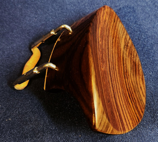 Handmade Extra High (35, 40, 50 mm) Teka Violin Chinrest in Indian Rosewood by Figaro Importers