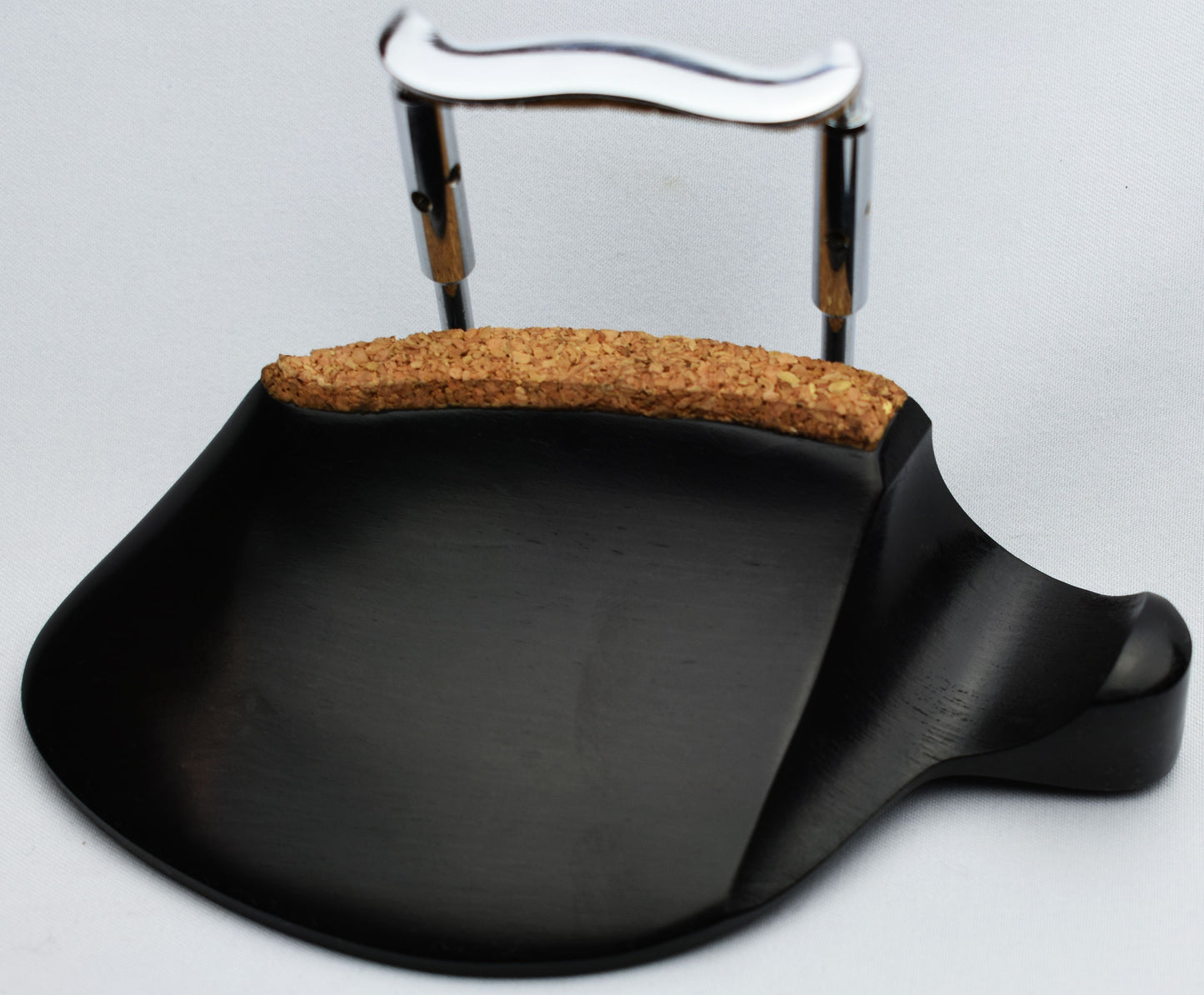 Handmade Vermeer Violin Chinrest in Indian Rosewood, Ceylonese Ebony, or Himalayan Boxwood by Figaro Importers