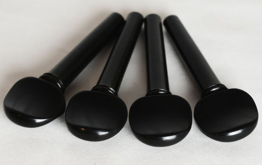 Swiss Style Viola Peg Set in Nero