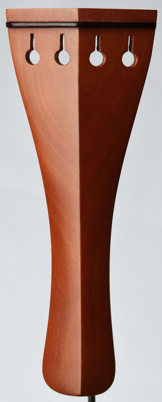 Handmade Hill Violin Tailpiece in Himalayan Boxwood, Indian Rosewood, or Ceylonese Ebony