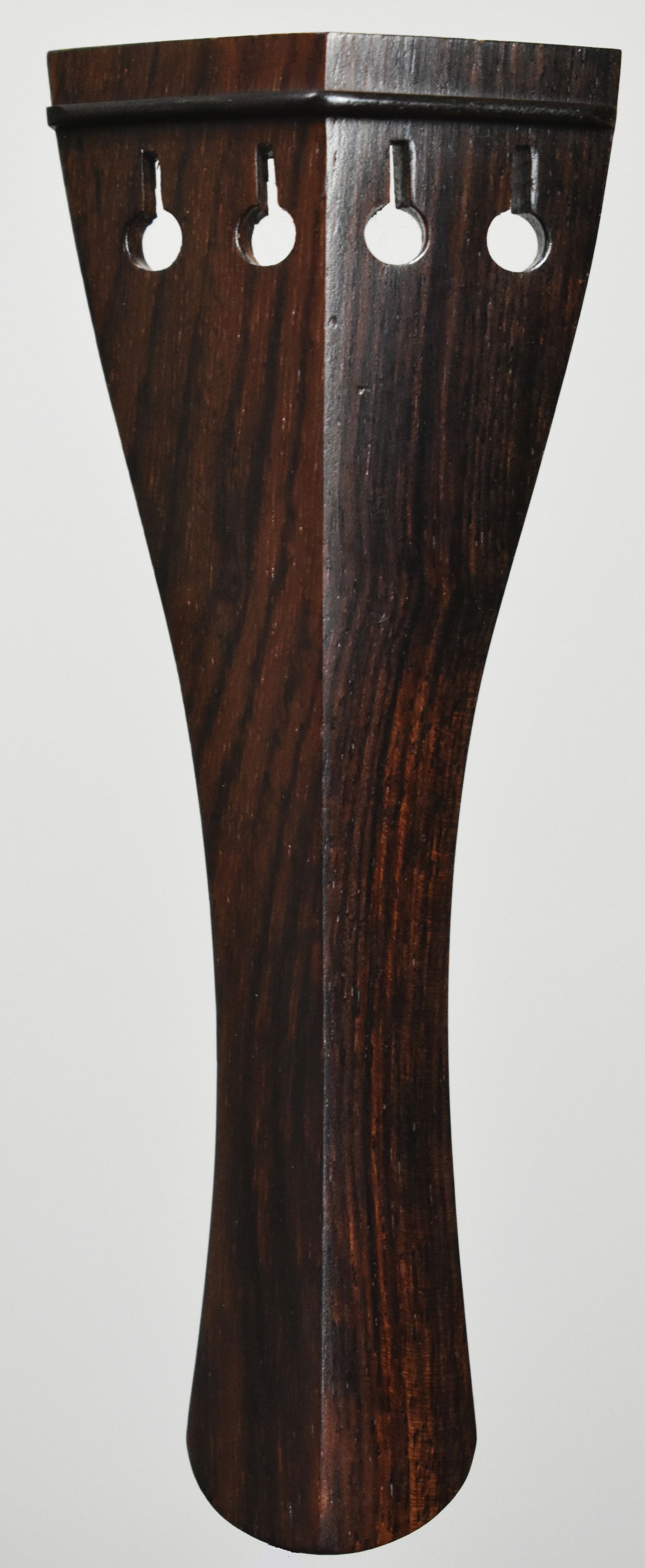 Handmade Hill Violin Tailpiece in Himalayan Boxwood, Indian Rosewood, or Ceylonese Ebony