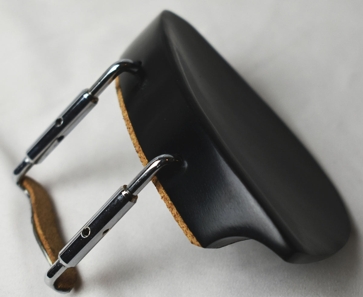 Handmade Berlin Violin or Viola Chinrest in Ceylonese Ebony or Himalayan Boxwood by Figaro Importers