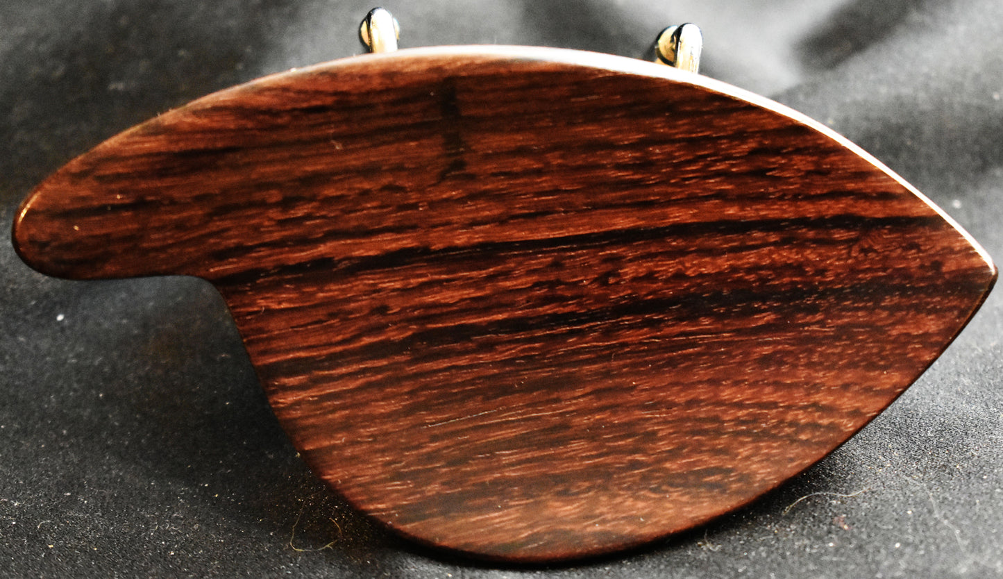 Handmade (21mm) Morawetz Violin Chinrest in Ceylonese Ebony, Himalayan Boxwood, or Ceylonese Ebony