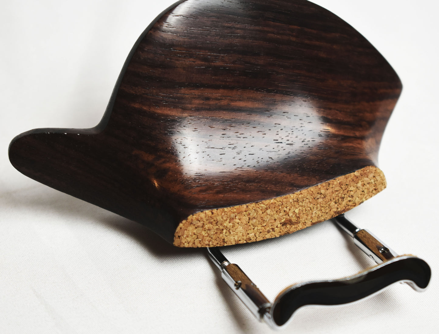 Handmade high (33mm) Morawetz Violin Chinrest in Ceylonese Ebony, Himalayan Boxwood, or Ceylonese Ebony (Copy)